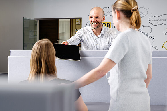 Foto einer Coworking-Situation